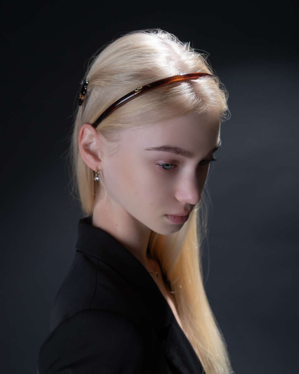 Signature Headband — Glossy Black