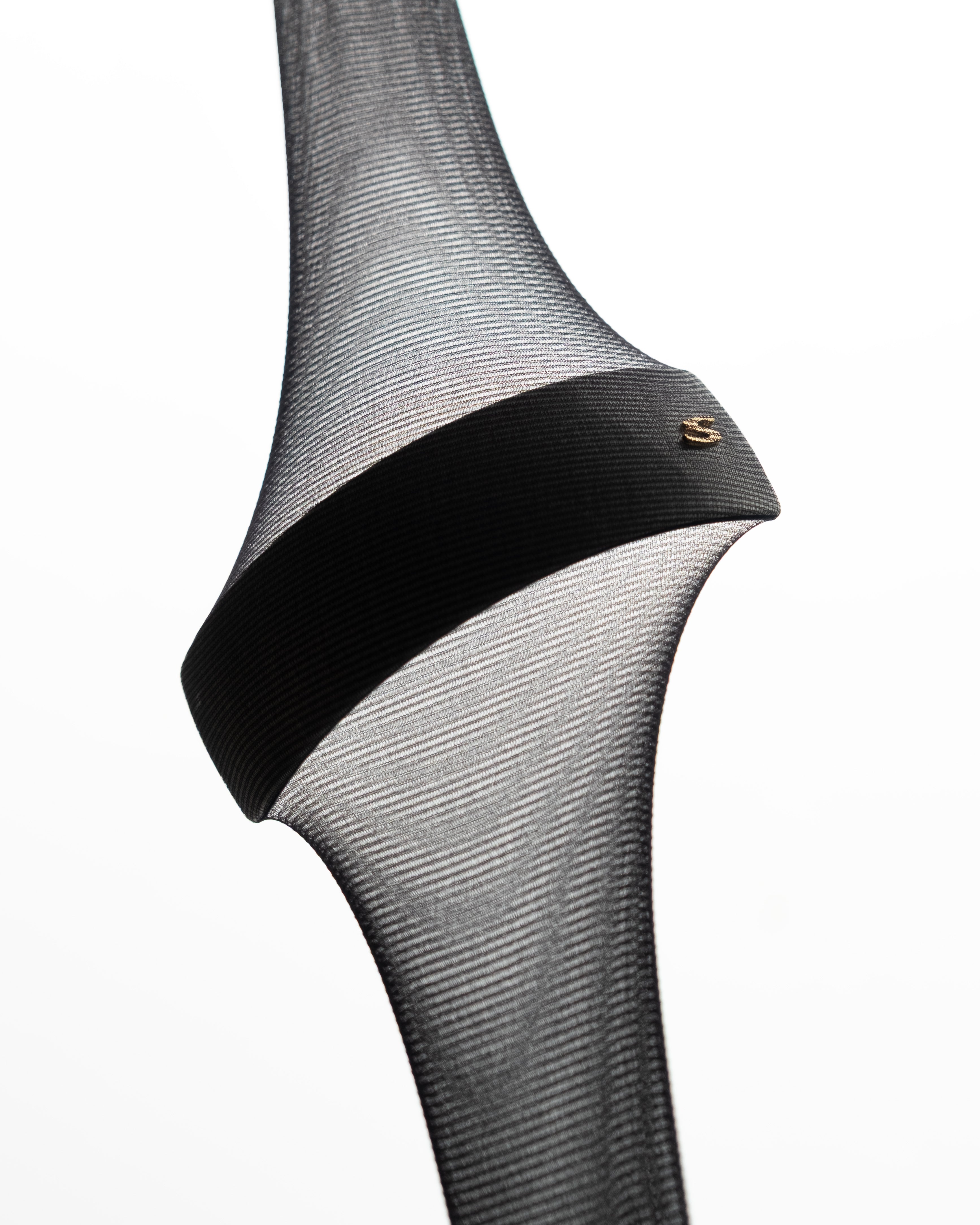 Barrette Classique L - Black & Cream