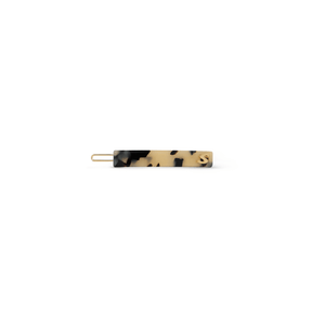 Sacrae Barrette Classique small in white tokyo — polished acetate on a clean surface