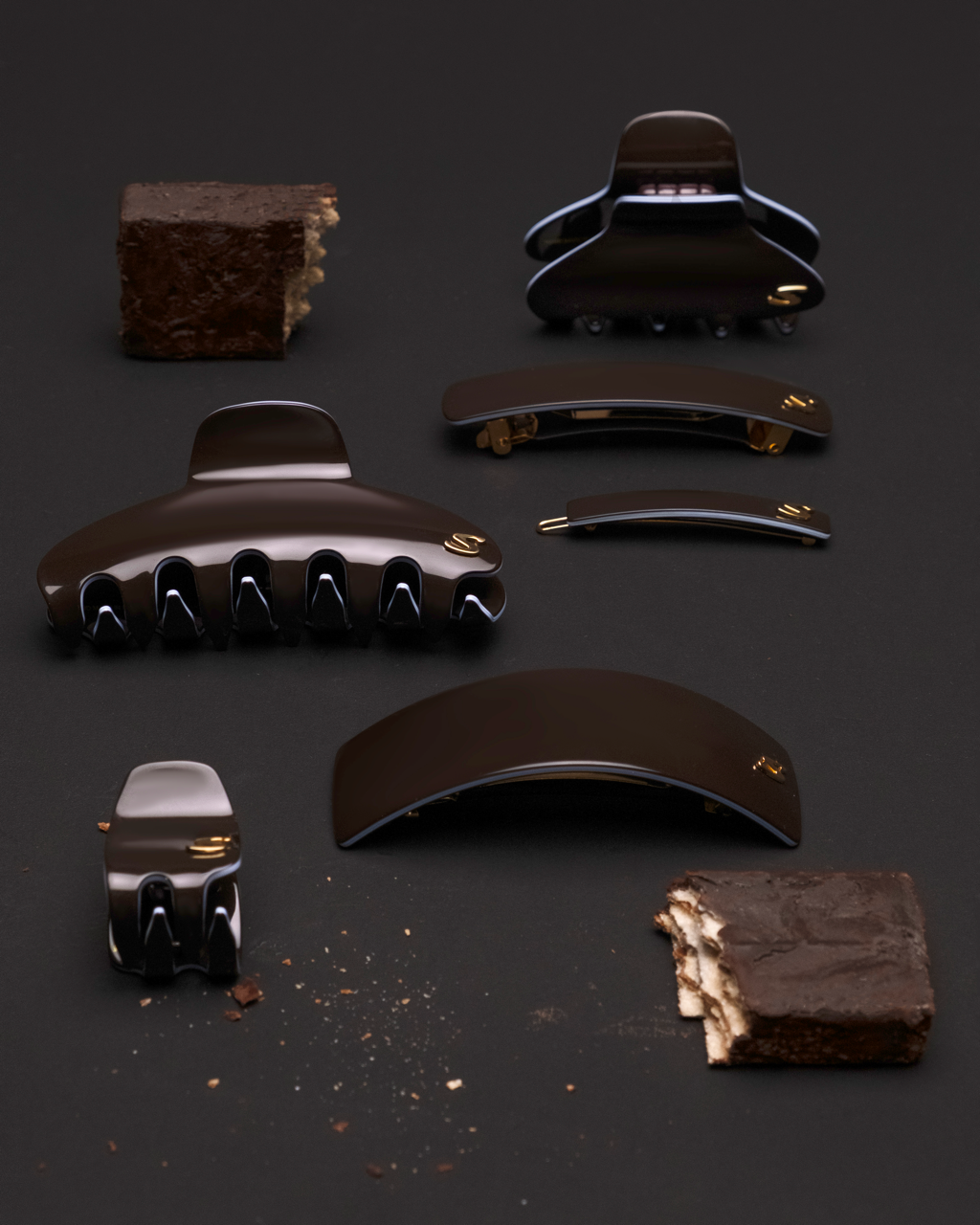 Sacrae hair accessories art — editorial
