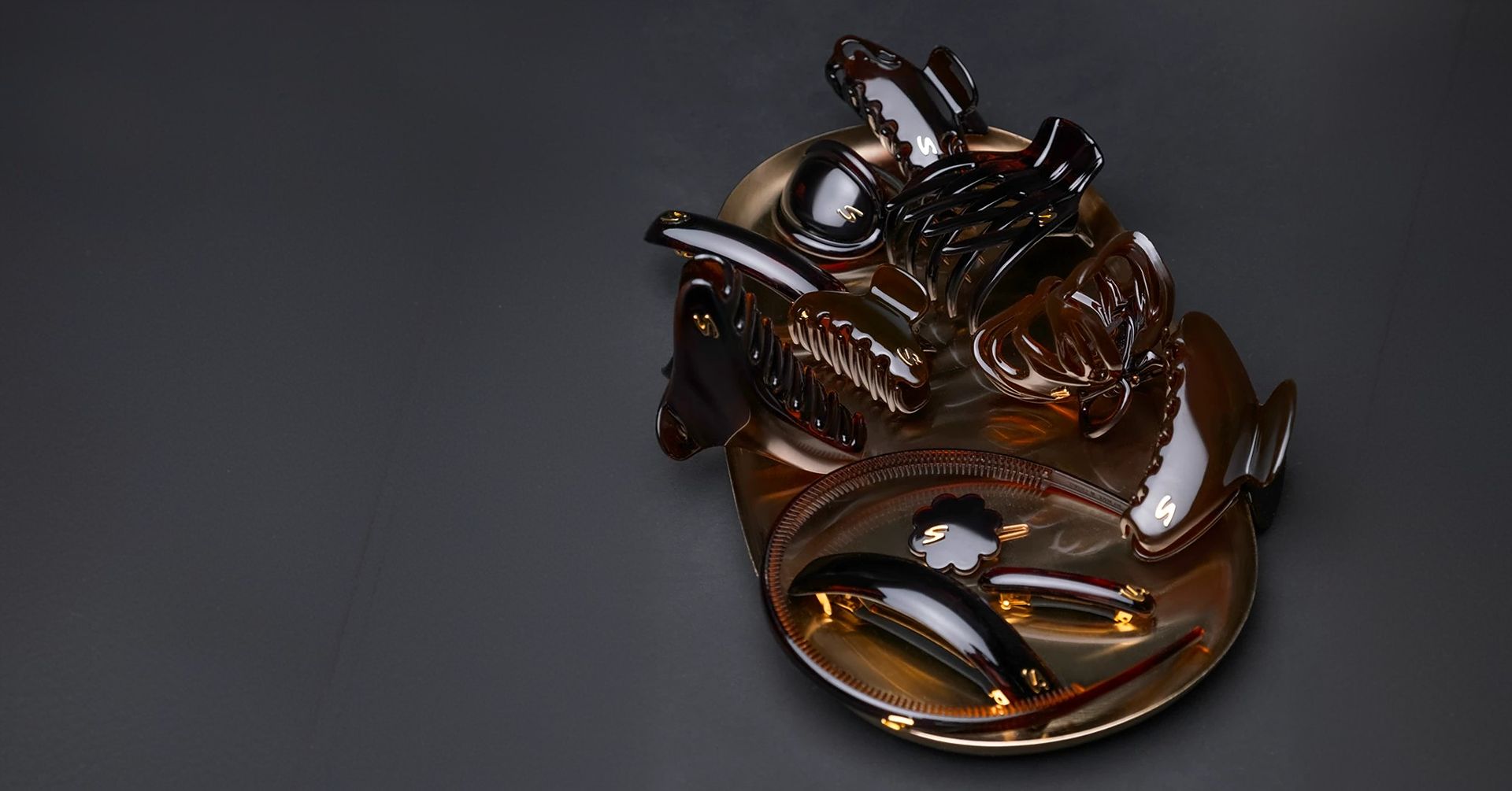 Sacrae luxury hair accessories — editorial art