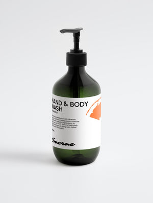 Sacrae Hand & Body Wash Grapefruit — product shot on clean surface