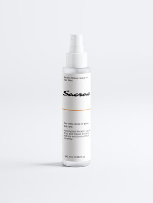 Sacrae Keratin Shine Leave-In Hair Mist — product shot on clean surface