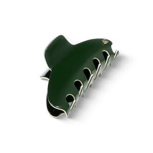 Pince L Éclat Vert — flatlay with matching Barrette L