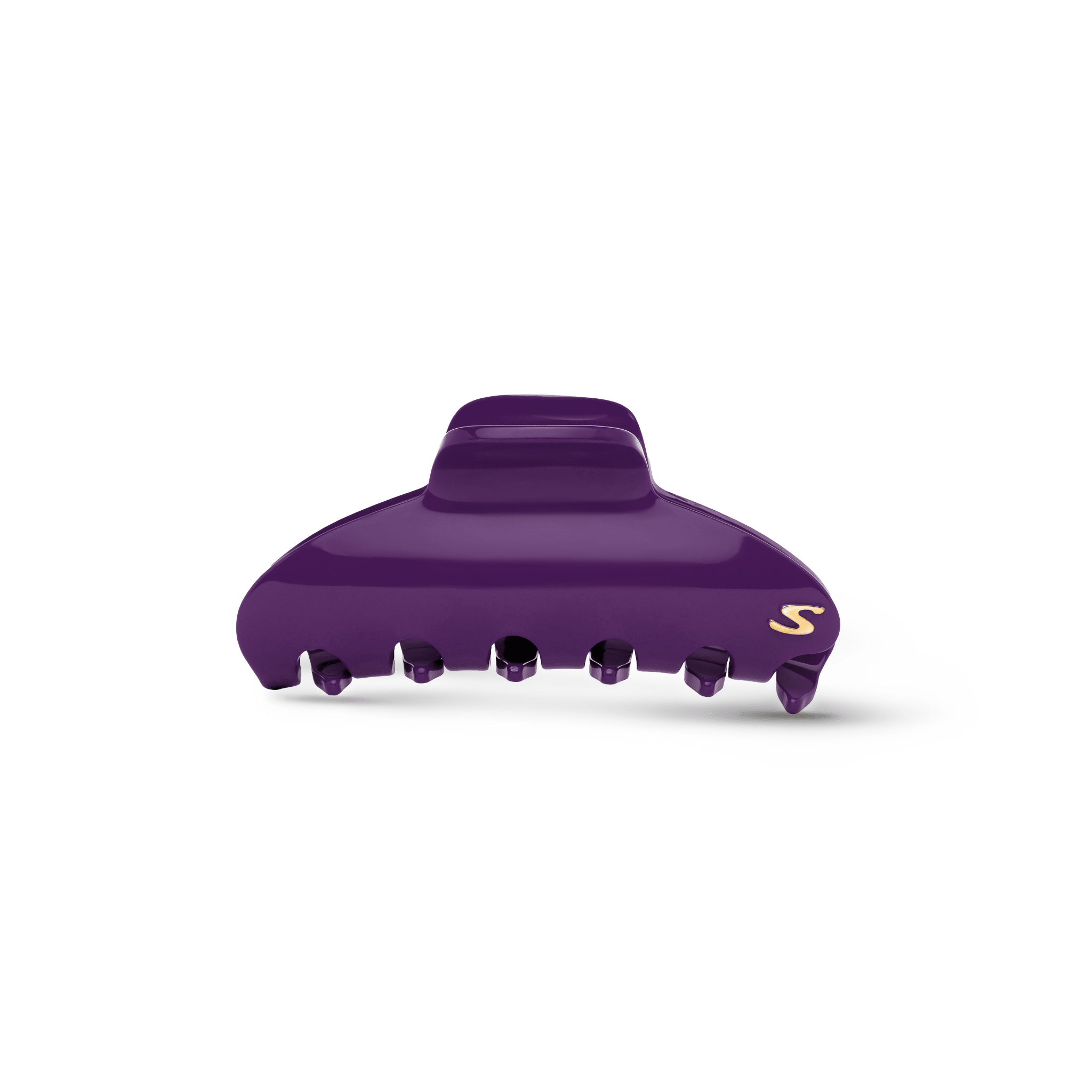 Sacrae Pince Iconique L Purple Karma — acetate claw clip on editorial surface