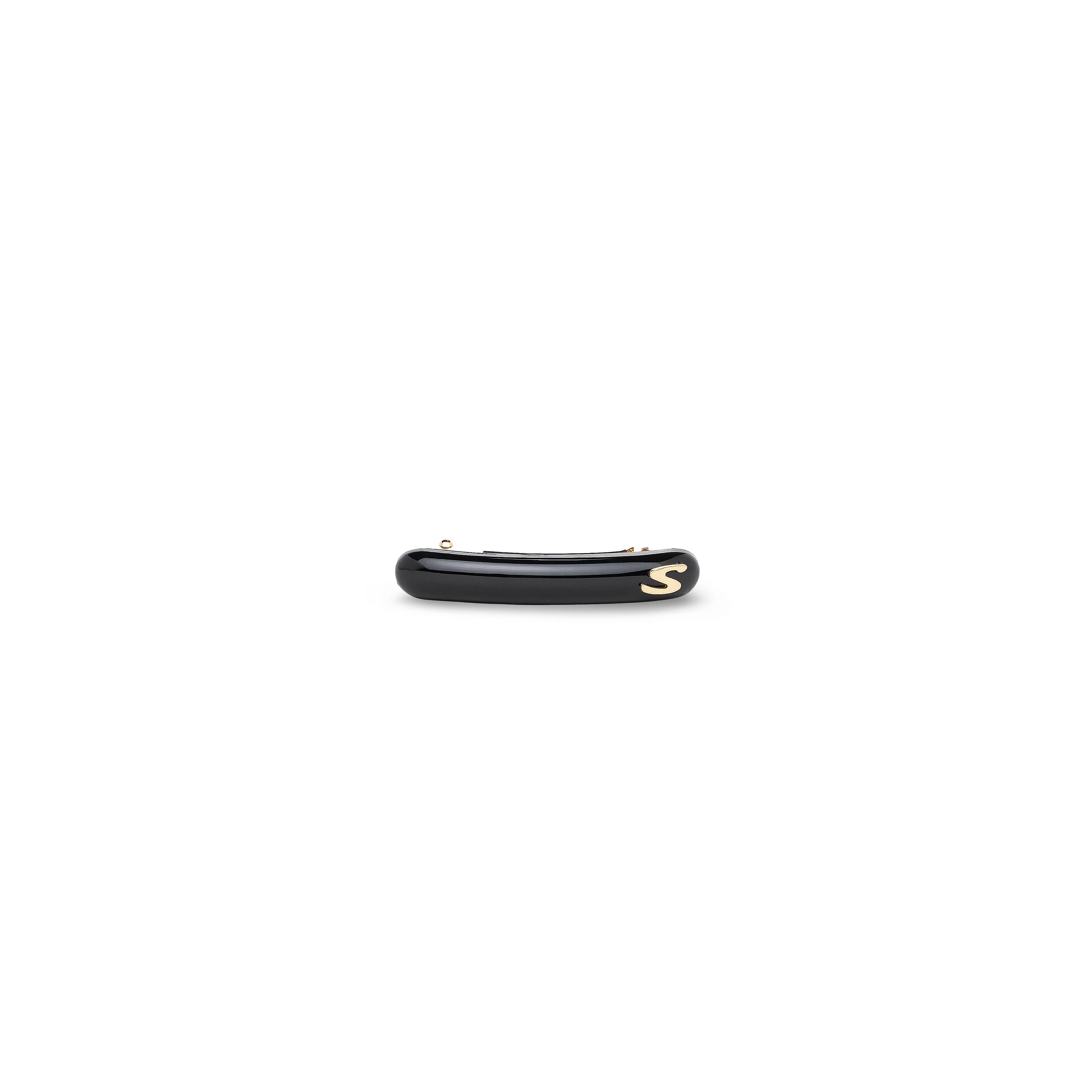 Jonc Slim Hair Barrette – Glossy Black