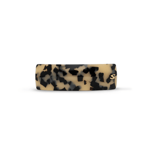 Sacrae Barrette Classique large in white tokyo — polished acetate on a clean surface