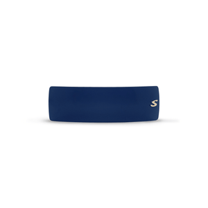 Barrette Classique L Reputation Night — worn at the nape, natural styling