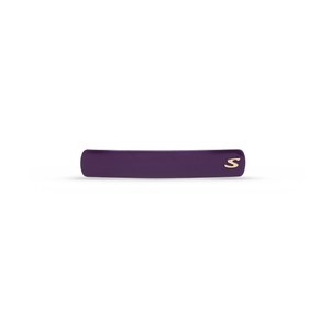 Sacrae Barrette Classique M Purple Karma — polished acetate on clean surface