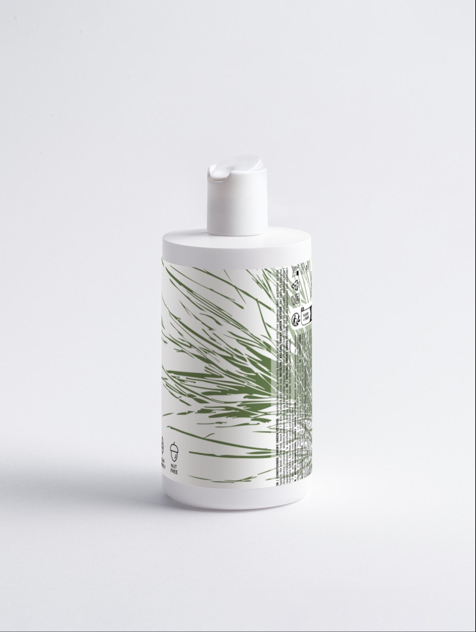 Sacrae Gloss Conditioner Smoky Green Vetiver — overhead product shot