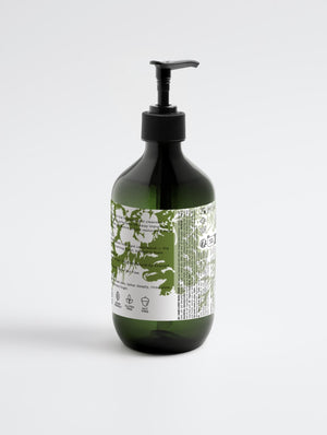 Sacrae Hand & Body Wash Peppermint & Dark Cedar — product shot on clean surface
