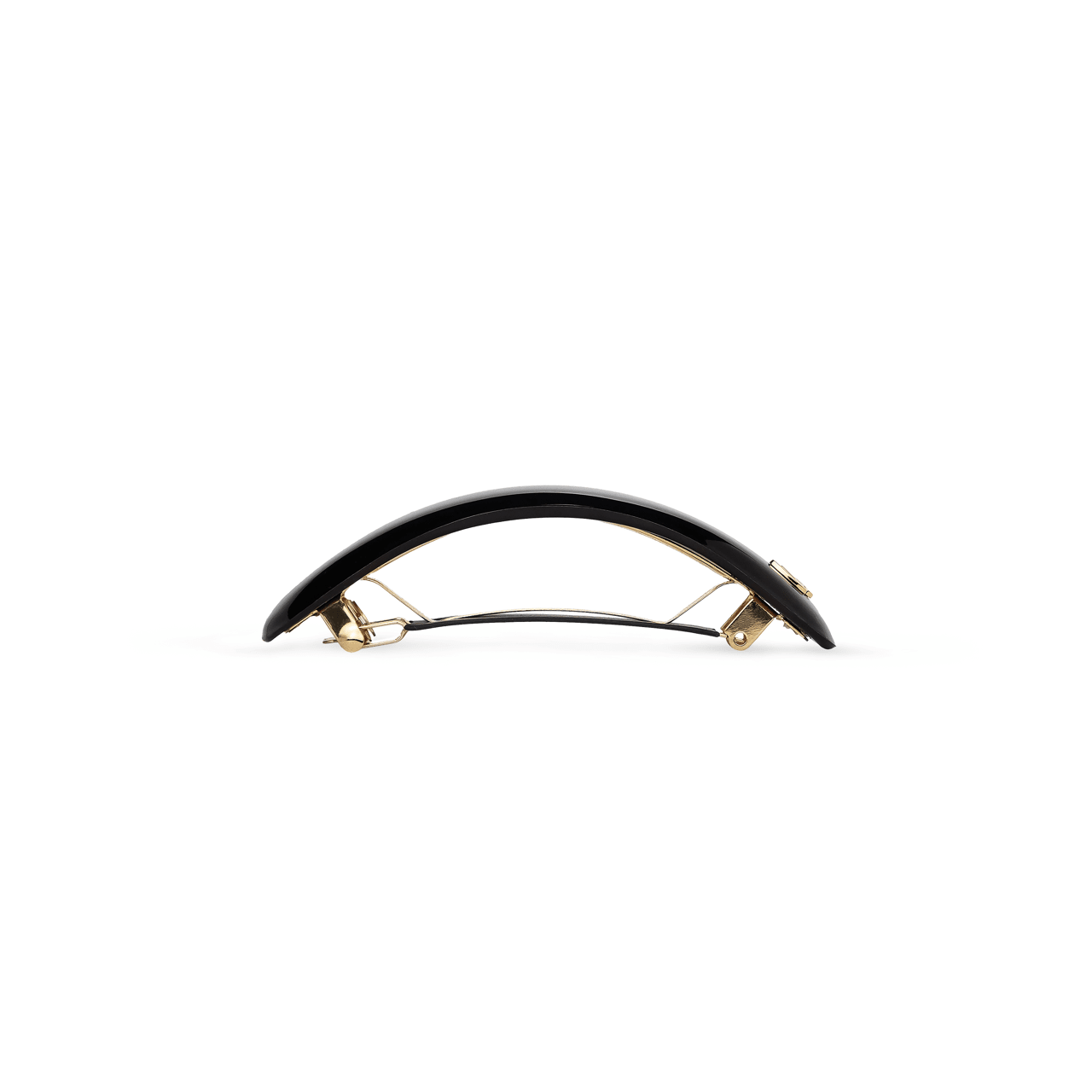 Jonc Majesté Barrette tortoise — clasp and engraved S detail close-up