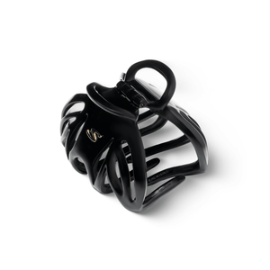 Sacrae Lena Small Claw Clip glossy black — close-up of claw shape