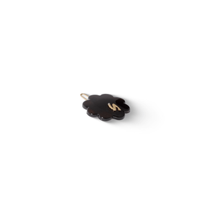 Sacrae Petite Fleur tortoise — worn at the side part, light styling