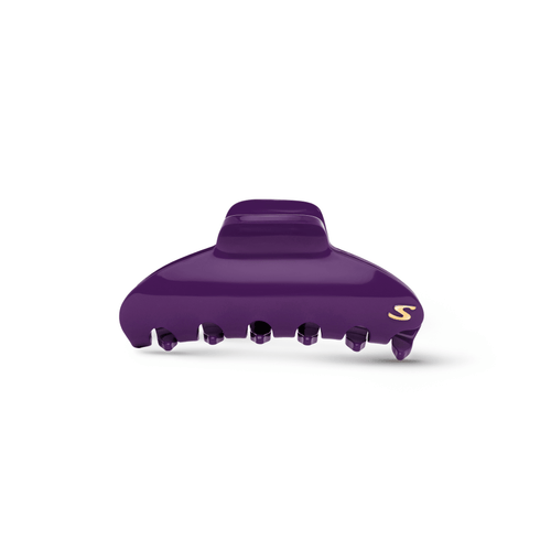 Sacrae Pince Iconique L Purple Karma — acetate claw clip on editorial surface