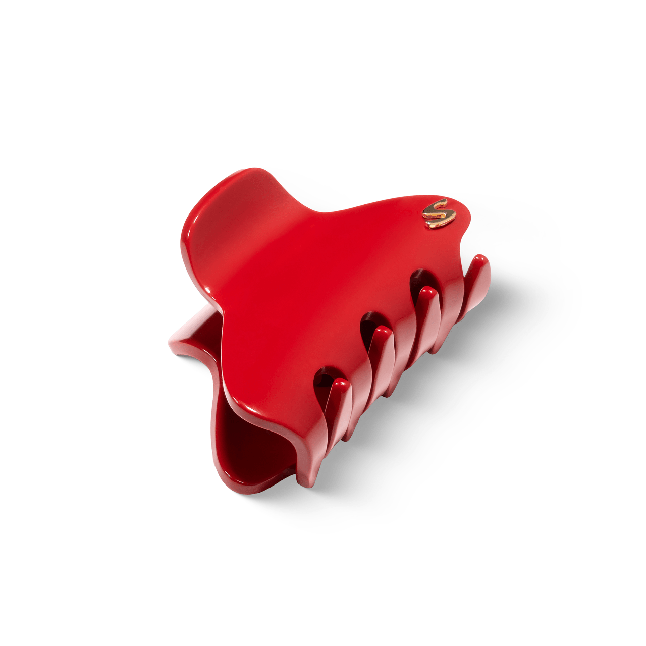 Sacrae Pince M midnight rouge — profile showing curved jaw shape