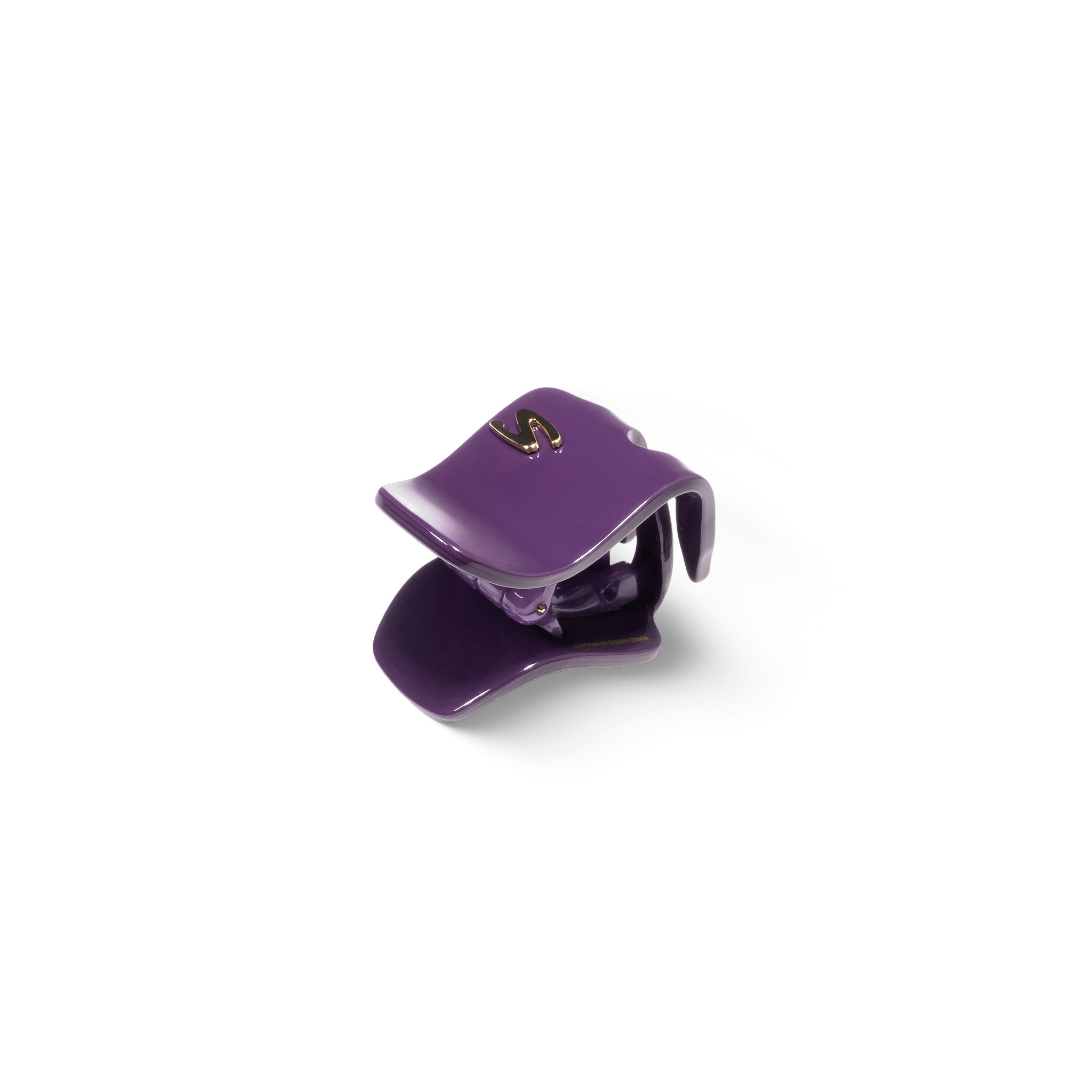 Sacrae Pince XS Purple Karma — profile view showing depth and curve